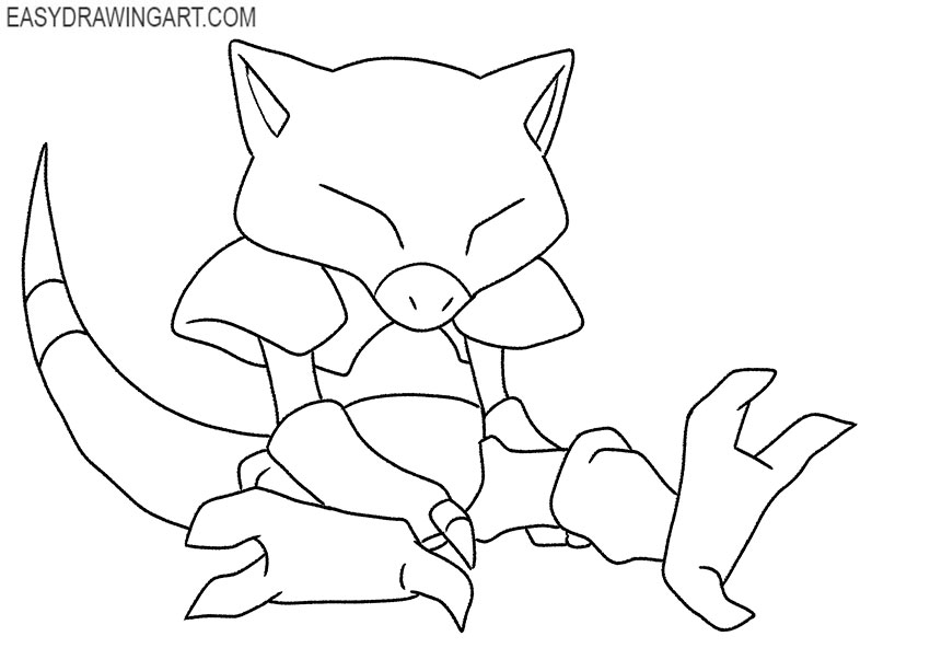 how to draw Abra cartoon