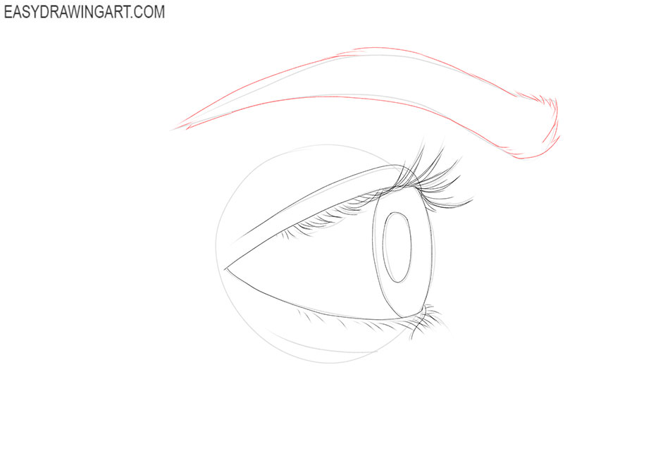 Eye from the Side drawing lesson