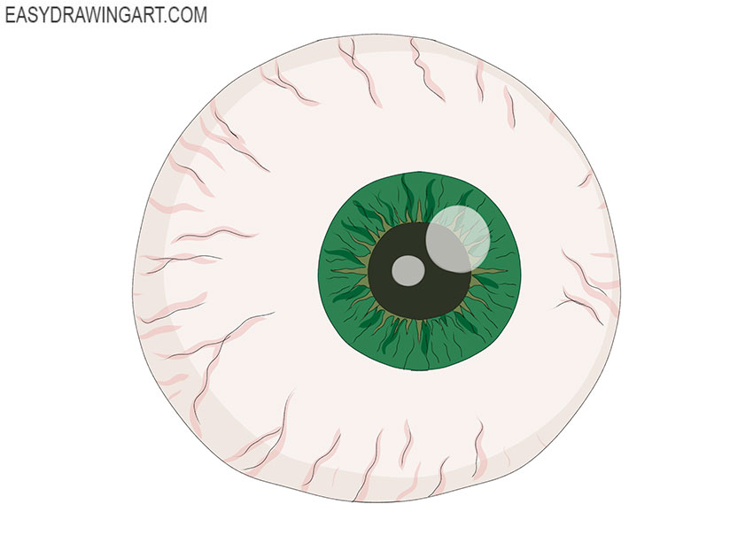  eyeball drawing step by step