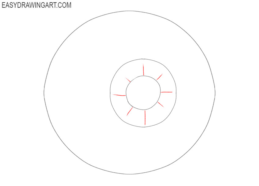how to draw an cartoon eyeball
