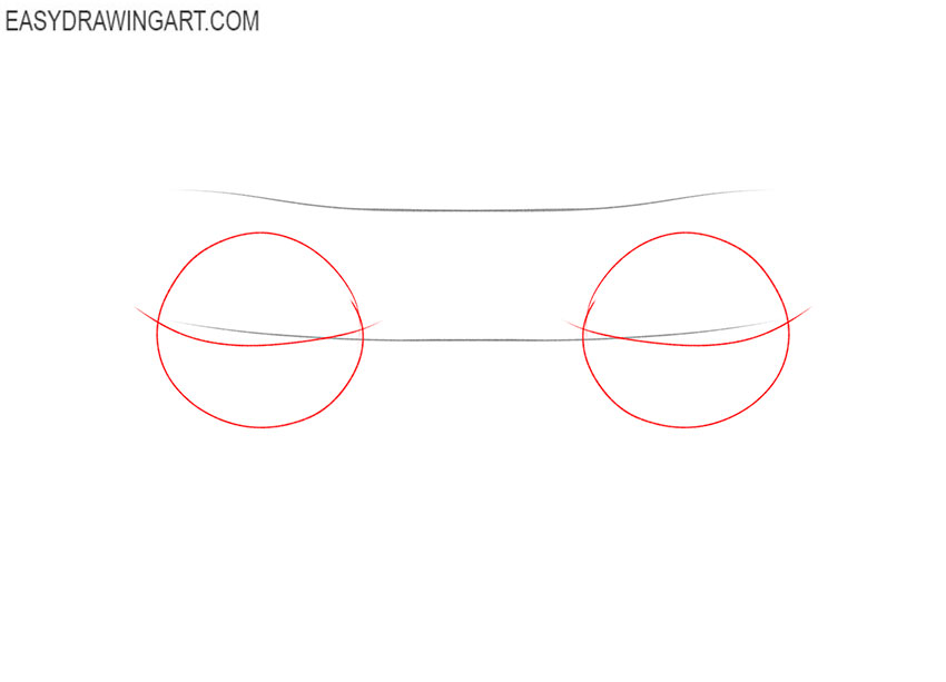 how to draw closed eyes easy