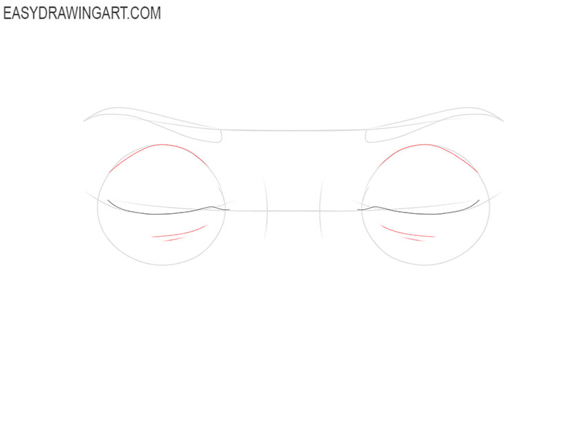 how to draw eyes cartoon