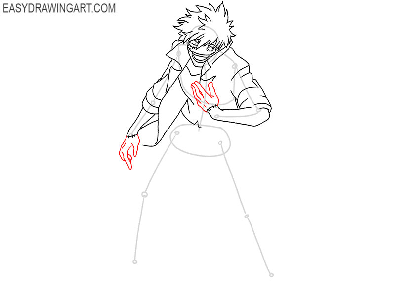 Dabi drawing tutorial