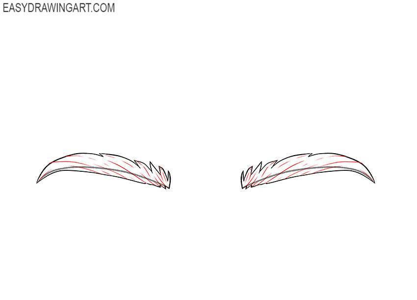 how to draw eyebrows drawing