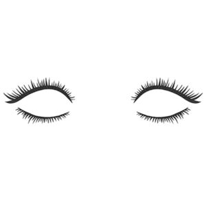 how to draw eyelashes