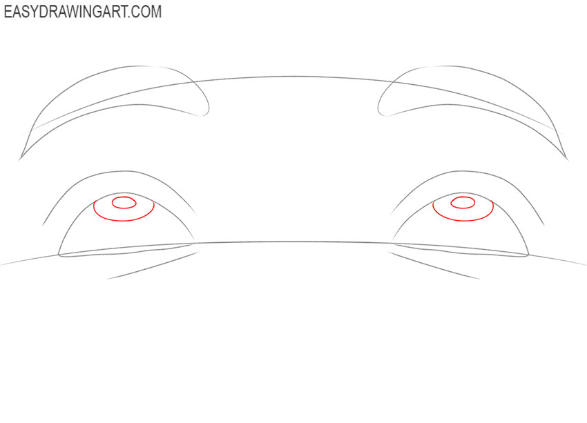 Eyes Looking Up drawing lesson