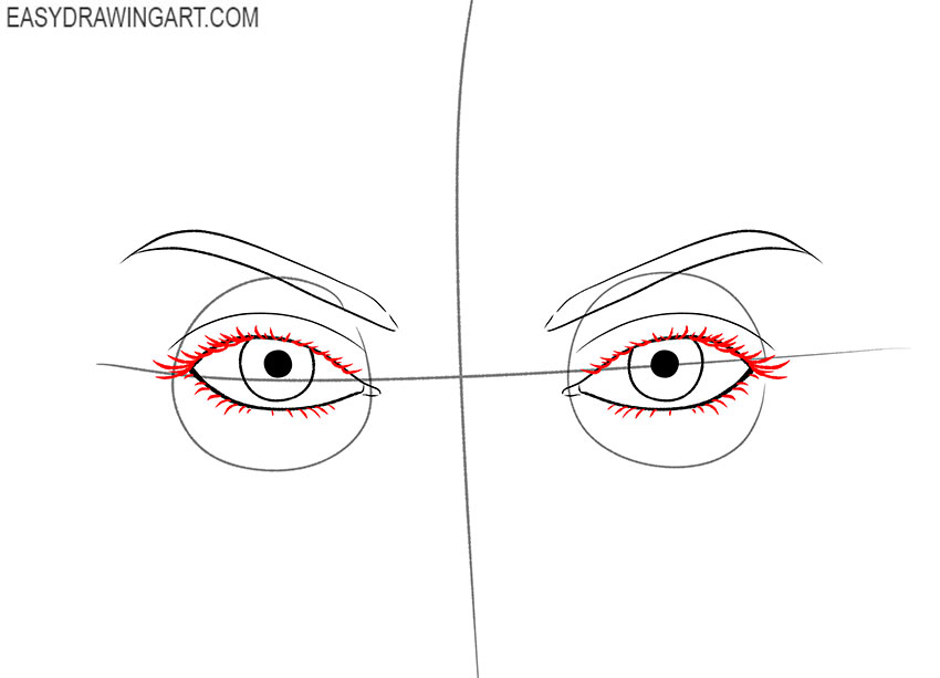 how to draw eyes for beginners