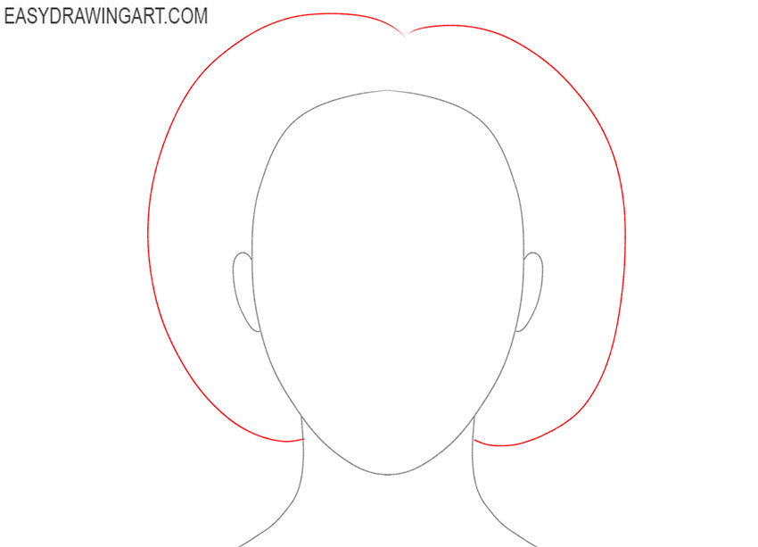 how to draw fluffy hair cartoon