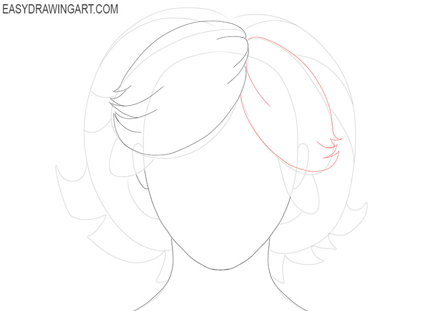 How to Draw Fluffy Hair cartoon