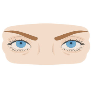 how to draw cartoon eyes for a girl