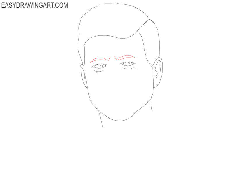 John F. Kennedy drawing step by step