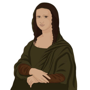 how to draw mona lisa