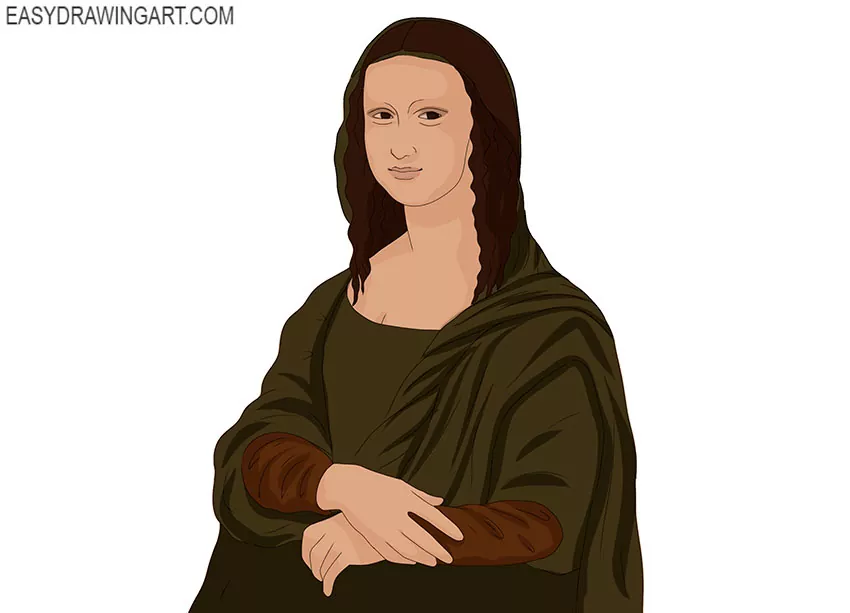 mona lisa drawing lesson