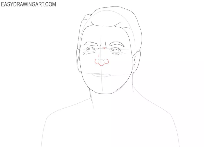 Ronald Reagan drawing