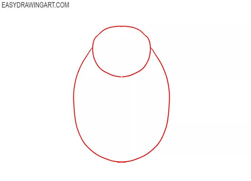 how to draw totoro easy