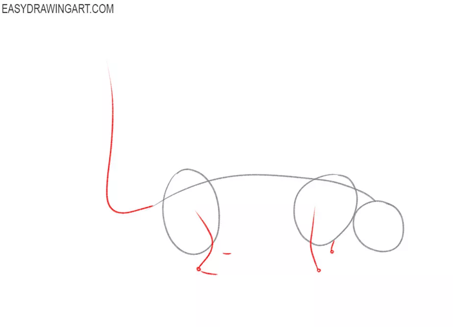 how to draw a cartoon skunk