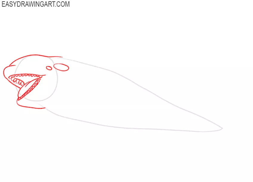 how to draw an orca easy