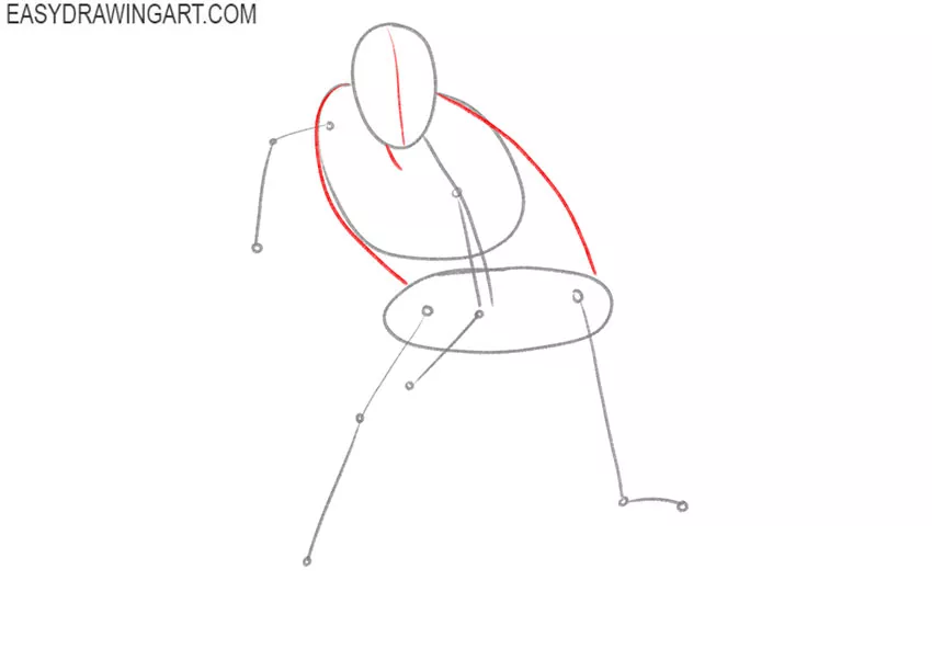 how to draw a hockey player cartoon
