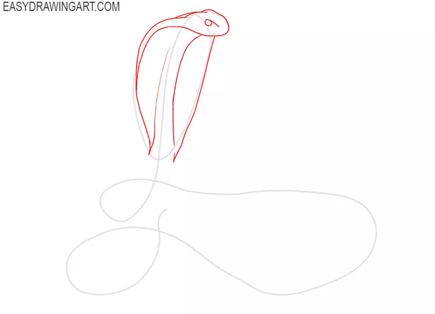 how to draw a king cobra art hub