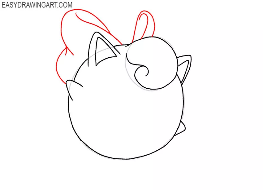 how to draw jigglypuff easy