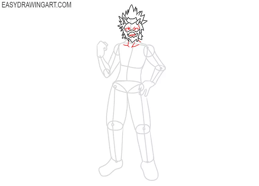 simple kirishima drawing