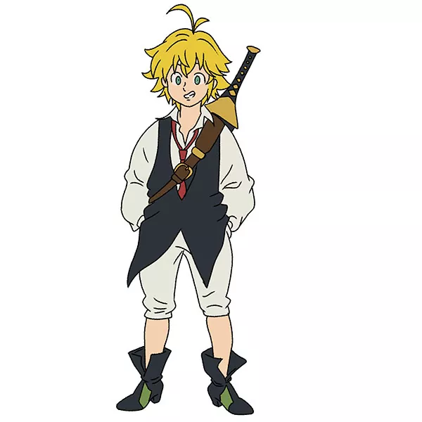 How to Draw Meliodas - Easy Drawing Art