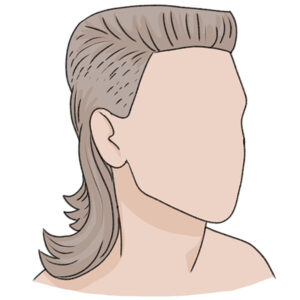 how to draw a mullet