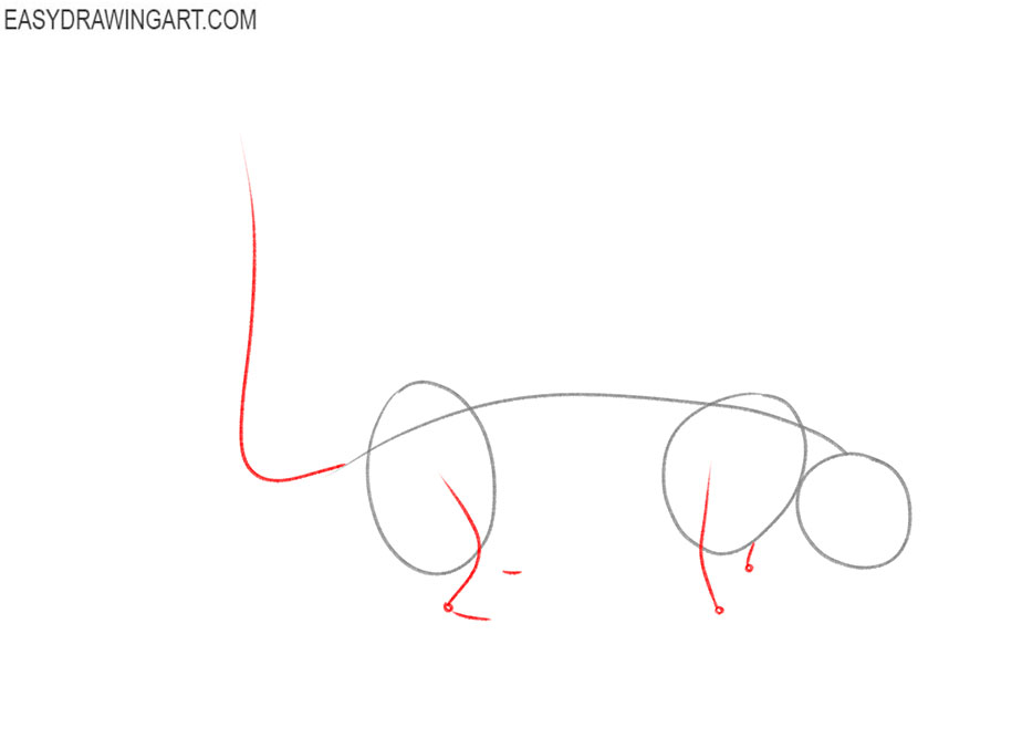 how to draw a cartoon skunk