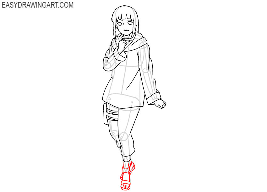 simple hinata drawing