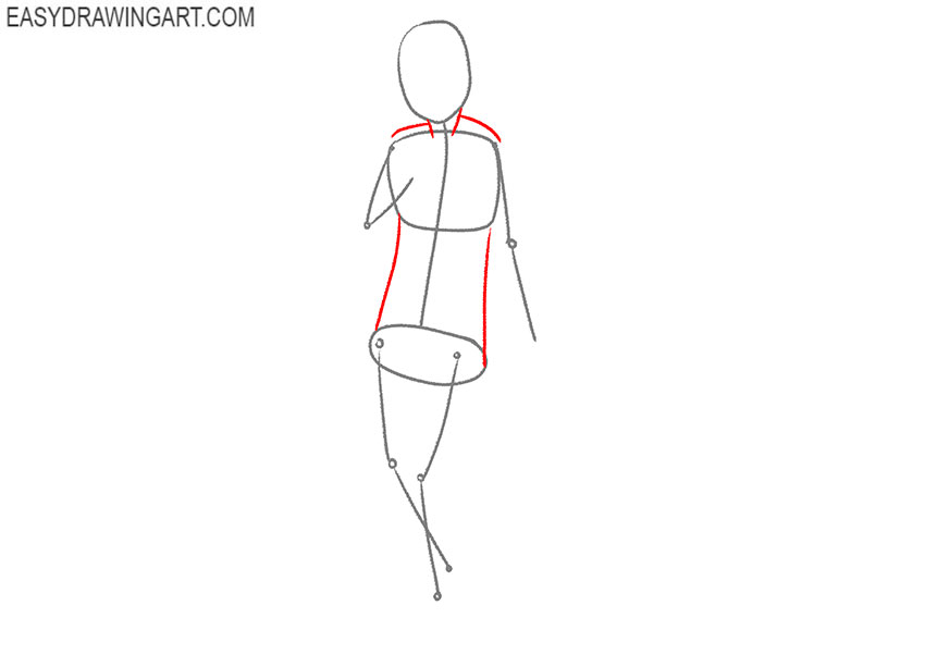 how to draw hinata full body