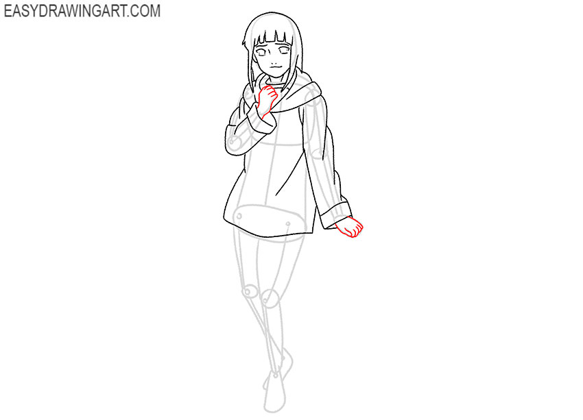 hinata drawing tutorial