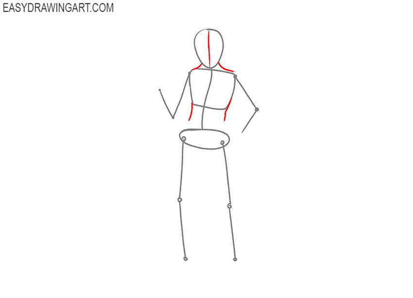 how to draw kirishima step by step easy