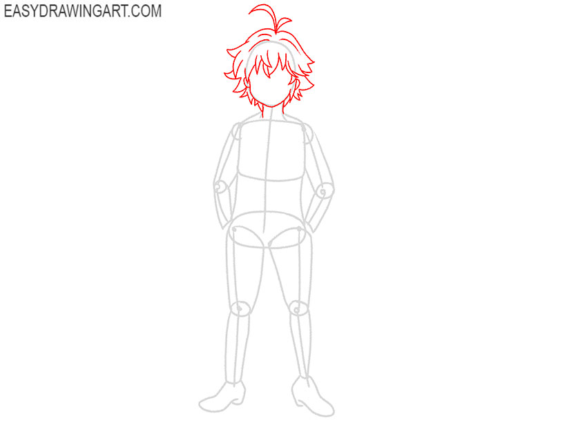 Meliodas drawing lesson