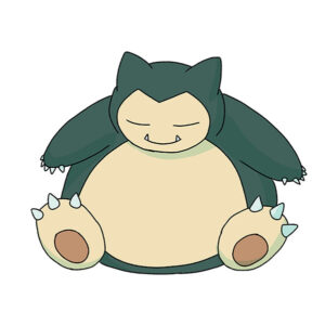 how to draw snorlax