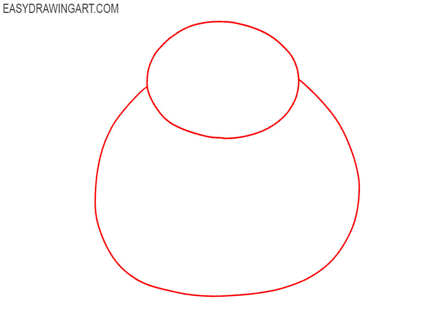 how to draw snorlax easy
