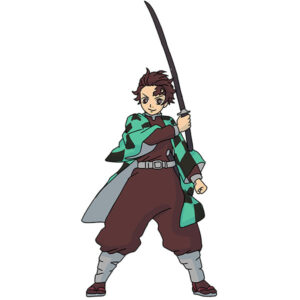 how to draw tanjiro