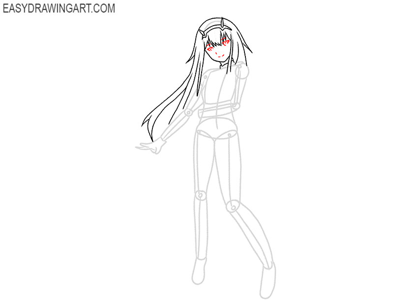 zero two drawing guide