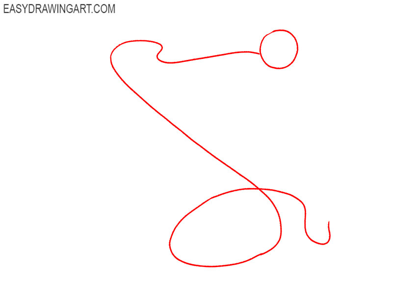 how to draw a rattlesnake step by step