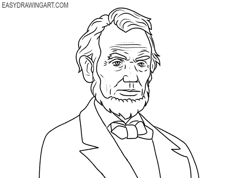 abraham lincoln drawing guide