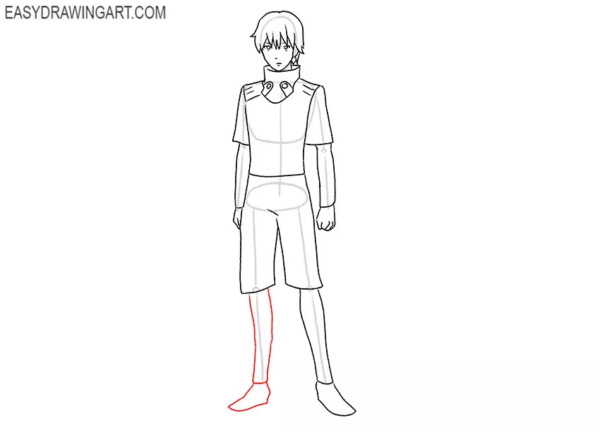 cartoon kaneki drawing