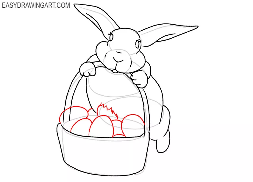 Easter Bunny drawing lesson