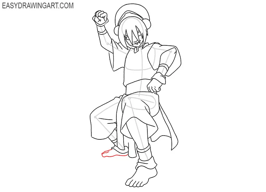 Toph drawing very easy