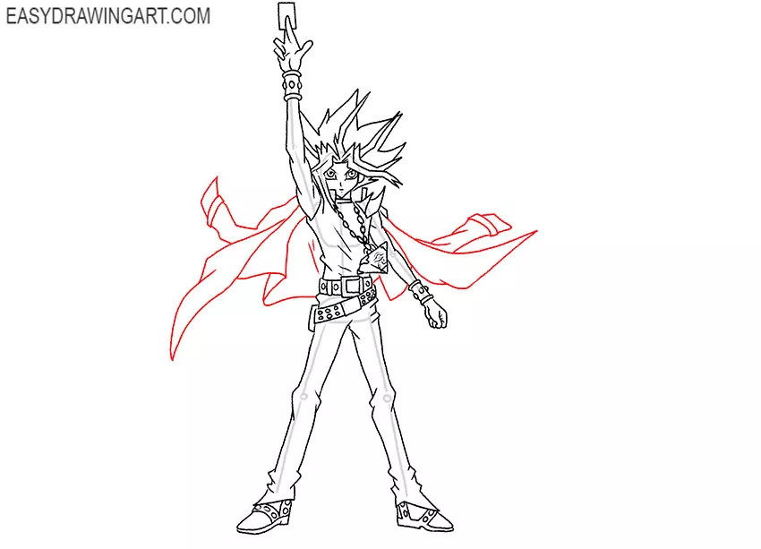 Yugioh drawing step by step