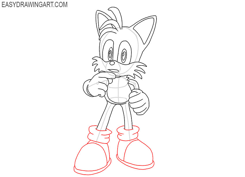 simple tails drawing