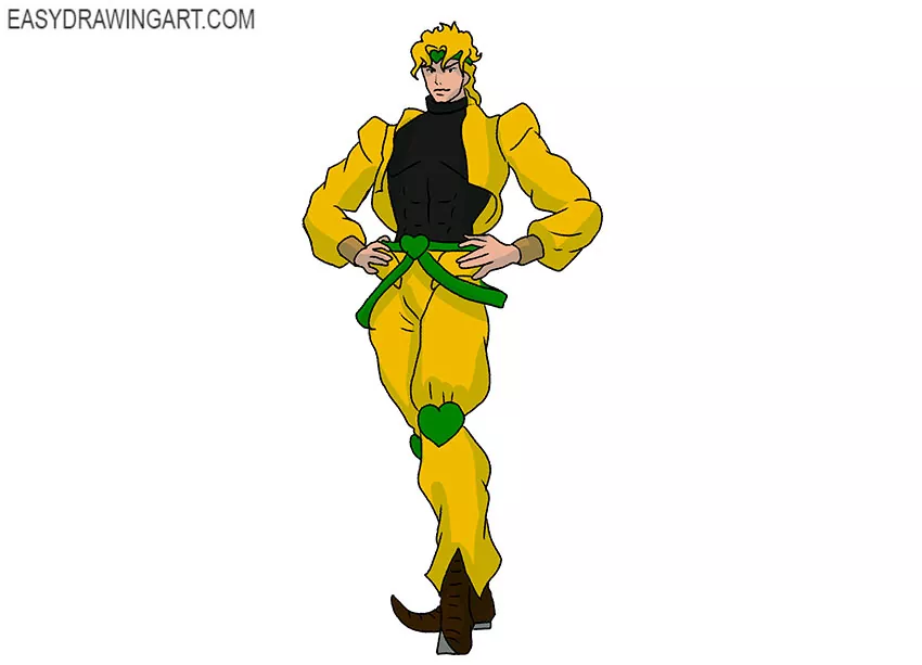  very easy Dio drawing