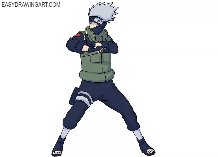 First time trying to draw the full body : r/Naruto