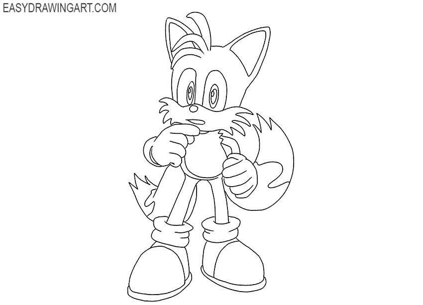 tails drawing