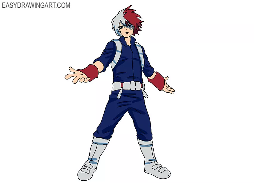 How to Draw Todoroki - Easy Drawing Art