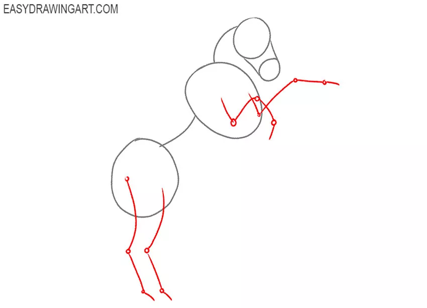 How to Draw a Standing Horse for beginners