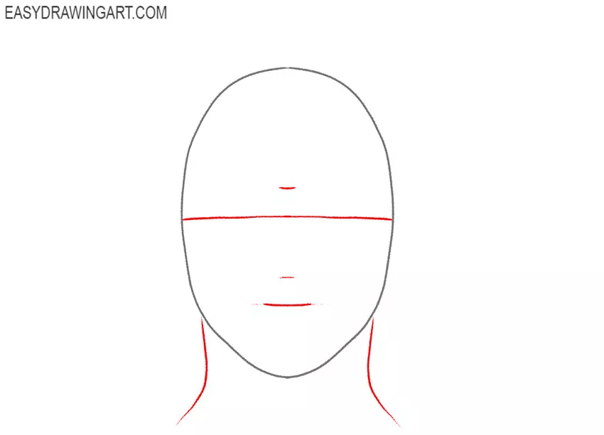 how to draw a child's face easy
